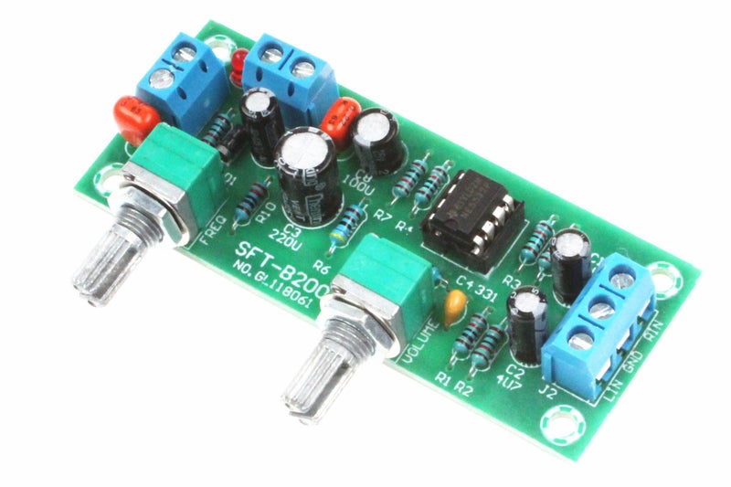 NOYITO NE5532 Single Supply Low-Pass Filter Board DC10-24V 22Hz-300Hz Subwoofer Pre-Amplifier Preamp Board - Image 1
